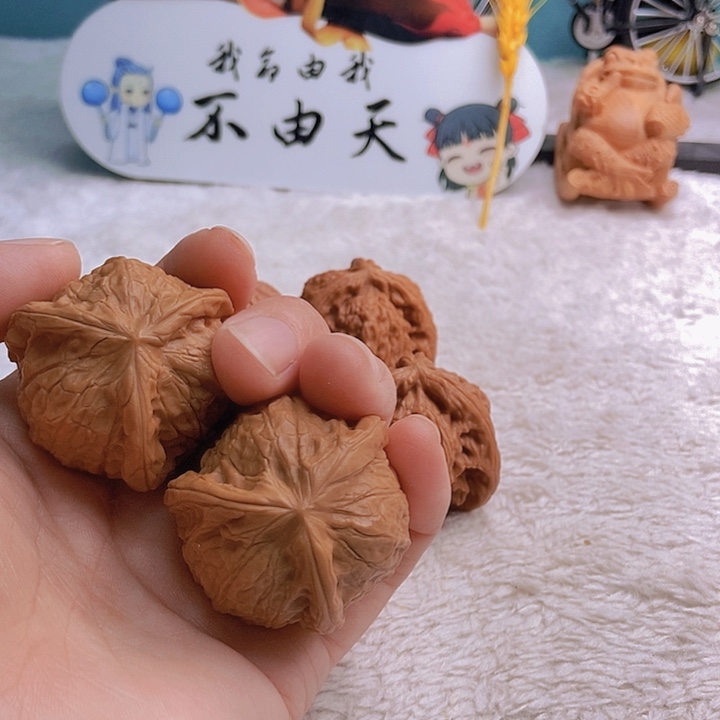 把件文玩核桃6**2三棱