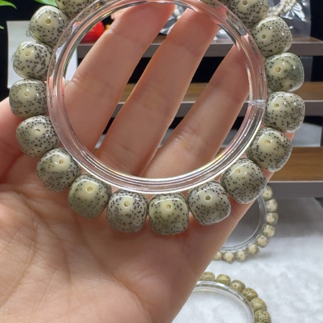星月菩提手串青花小细星