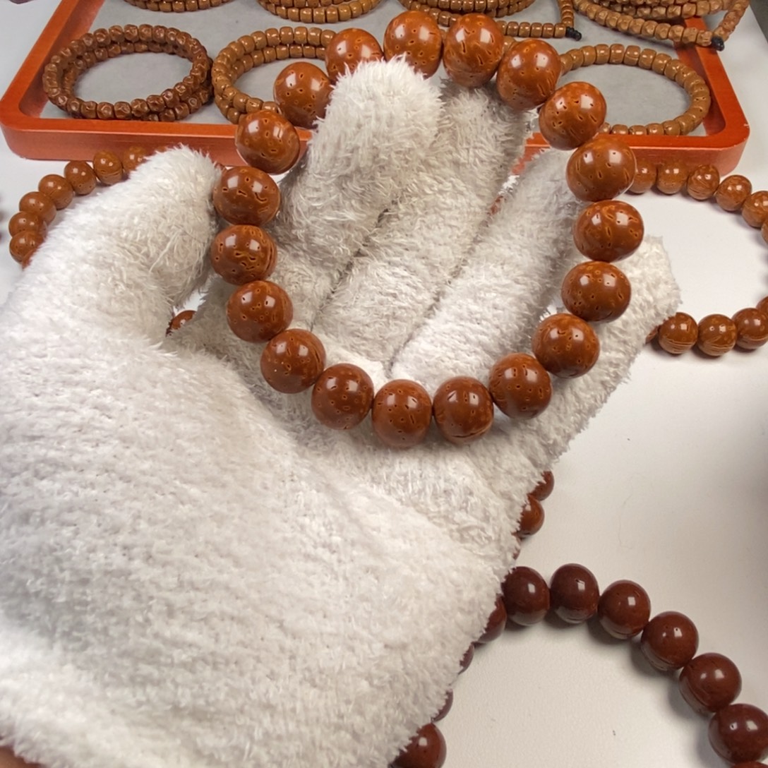 听***轩桃核手串1.500000000000