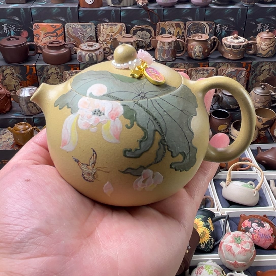 茶壶紫砂200cc原矿精工半手