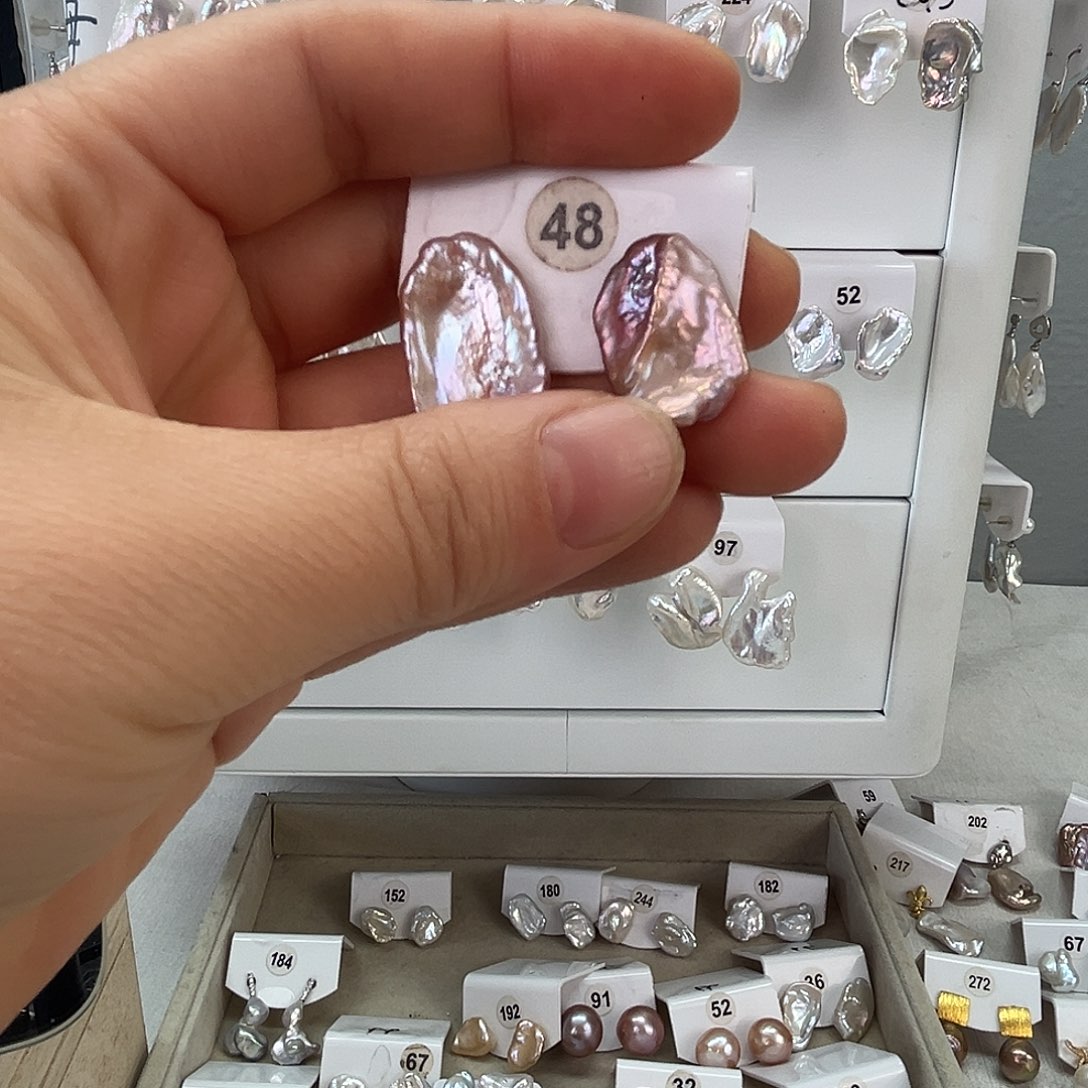 雪***子非金属925银淡水48