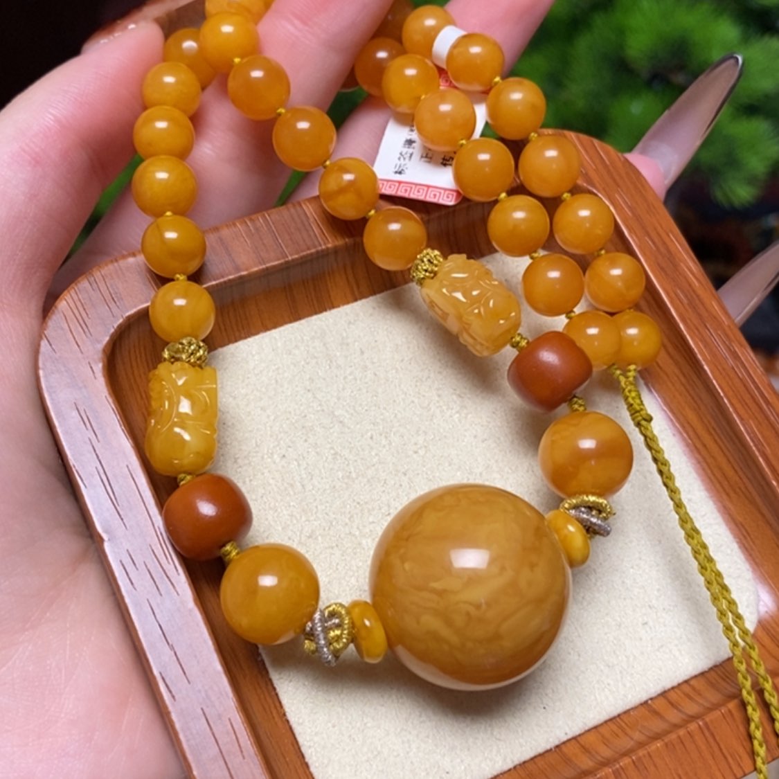 【闪购商品】蜜蜡颈饰未镶嵌项链