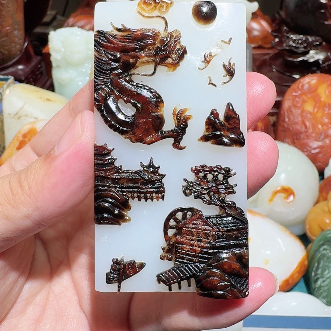 和田玉把件未镶嵌