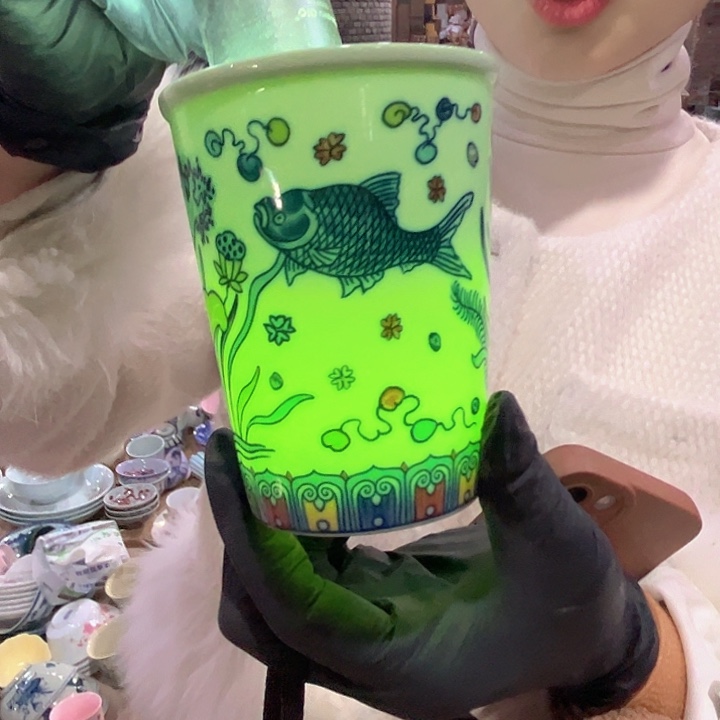 其他瓷景德镇高温瓷可乐杯