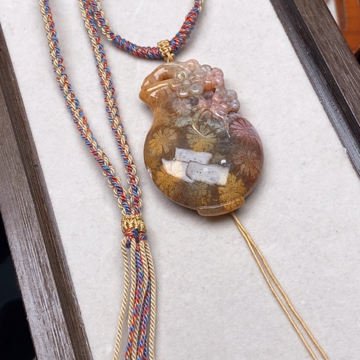 硅化珊瑚（珊瑚玉）手镯未镶嵌