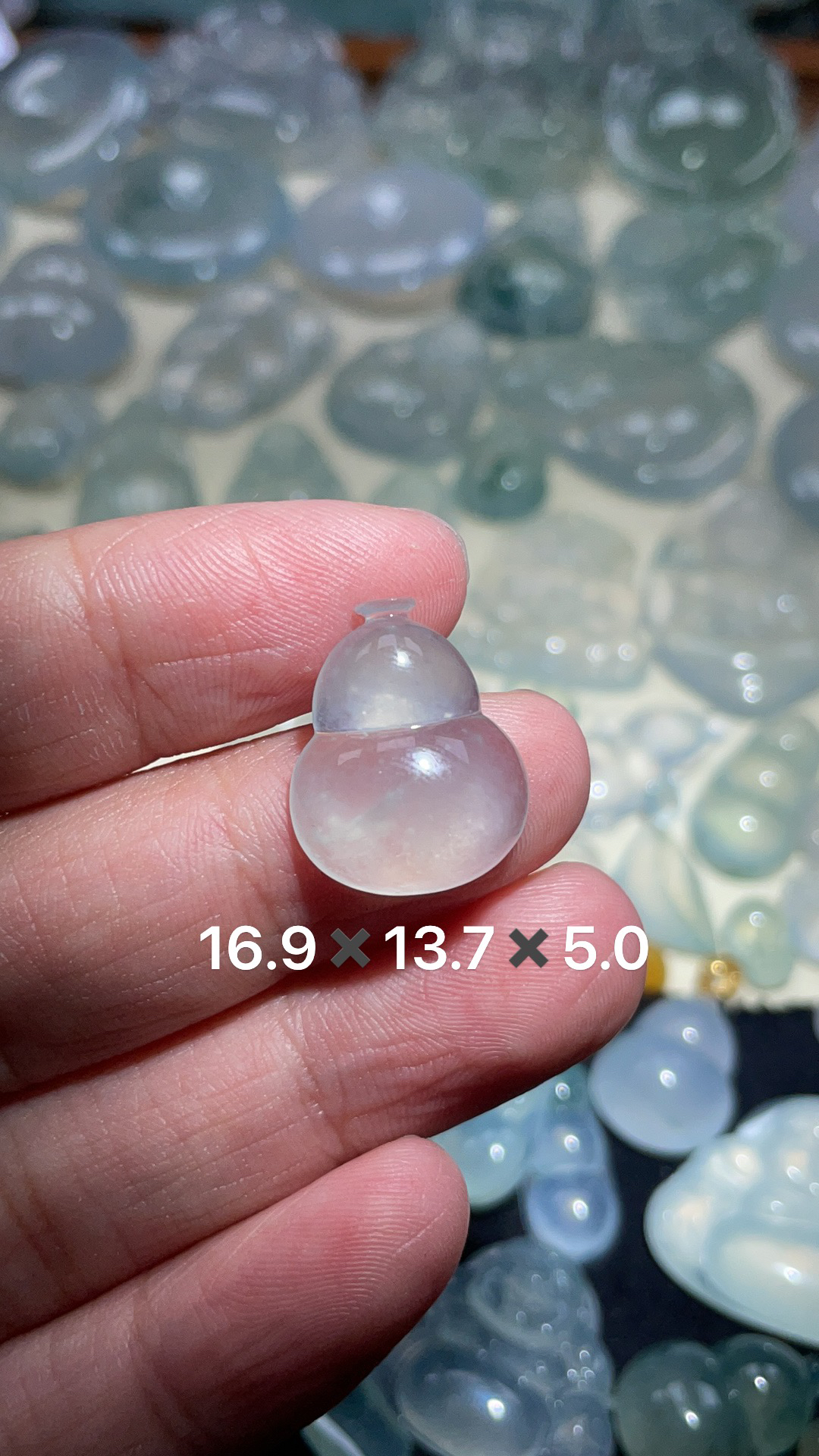 天然缅甸翡翠a货葫芦
