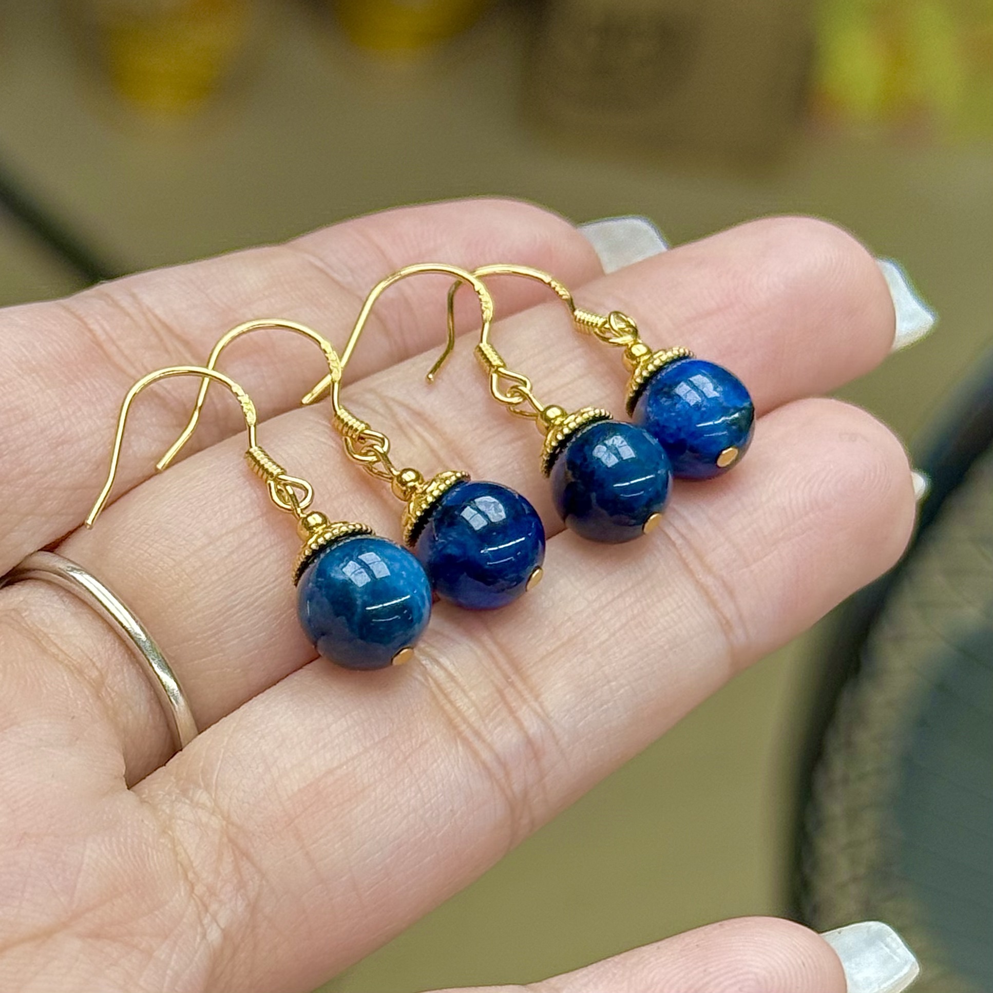 【DL】蓝舒耳钩（多样性发其一）