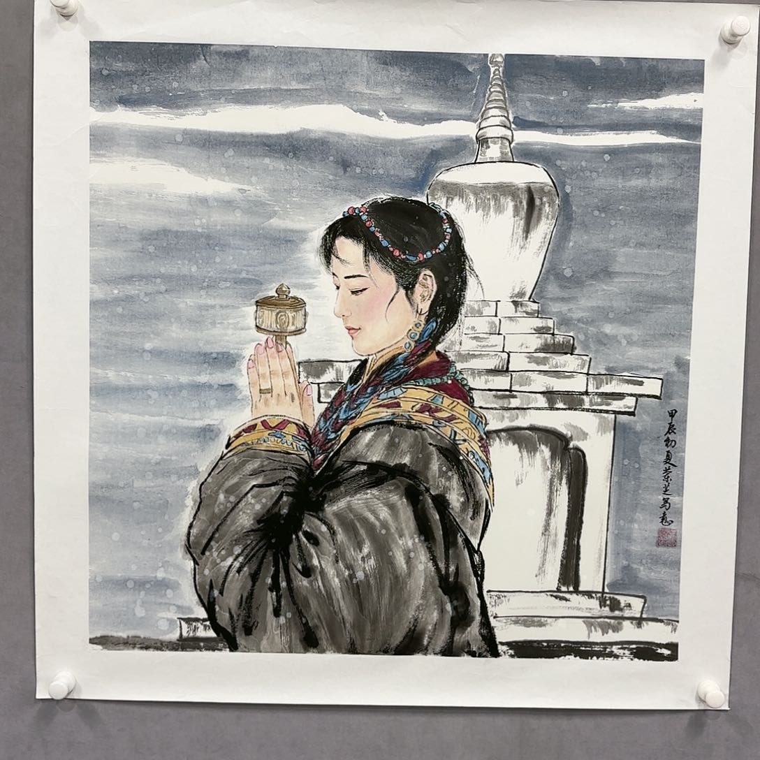 国画国画纯手绘作品请放心去藏