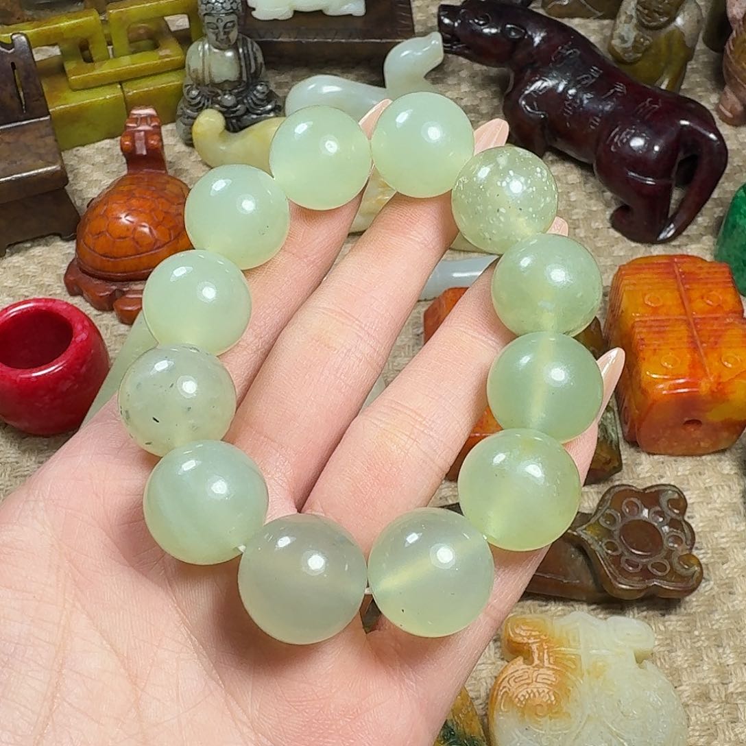 白玉菩提吊坠挂件