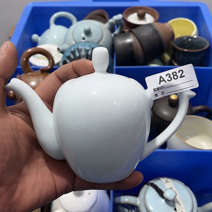 茶具默认微瑕瓷器、茶具、壶、摆件，介意勿拍 
