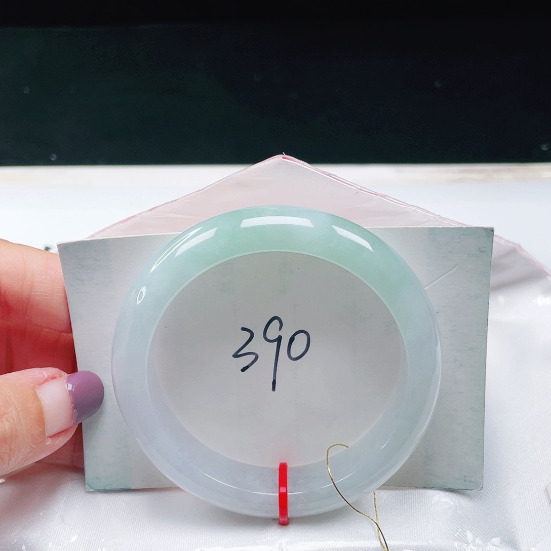 翡翠未镶嵌手镯缅甸翡翠52+