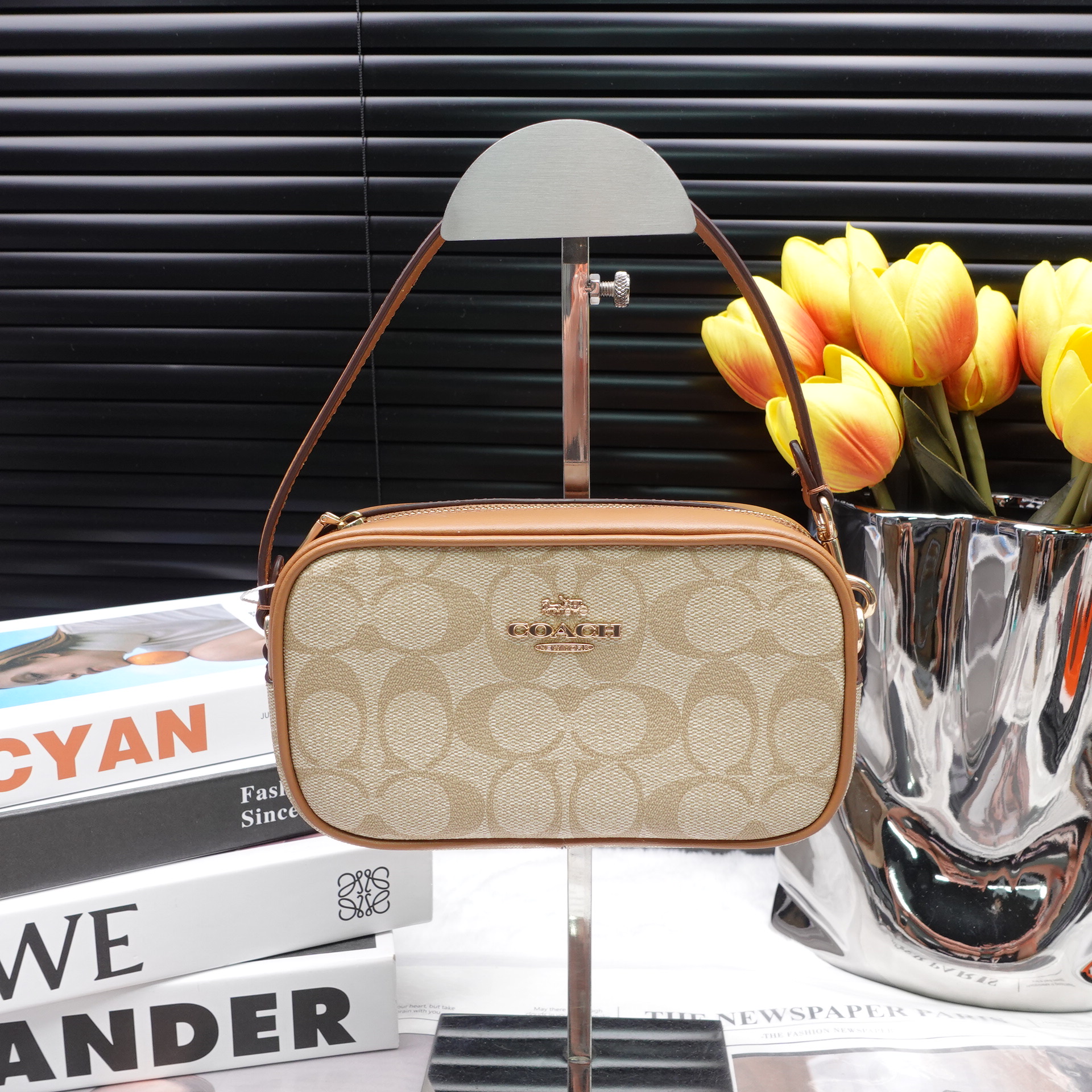 95新 COACH/蔻驰 单肩包/T10222089