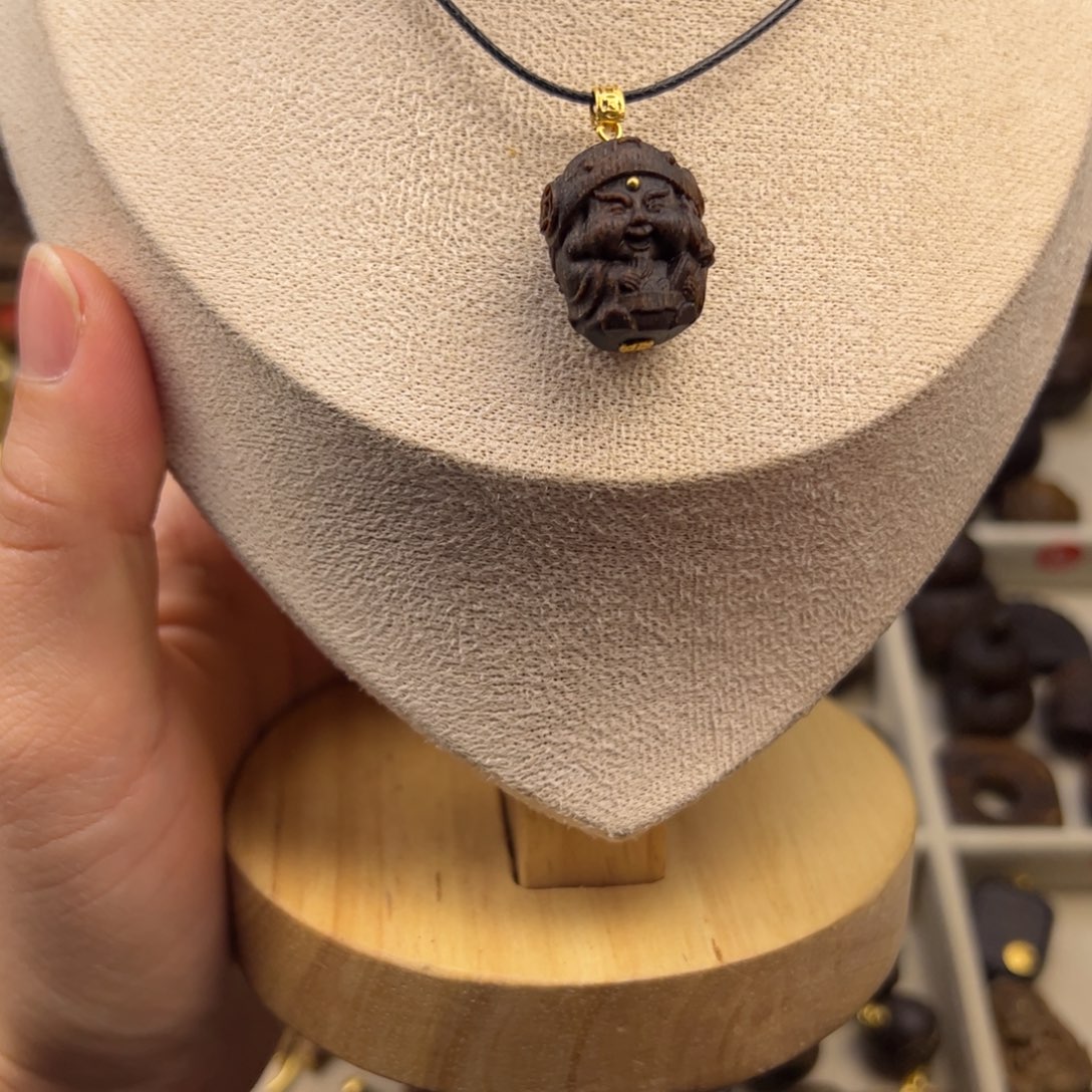 银S925财神随行脖挂配饰