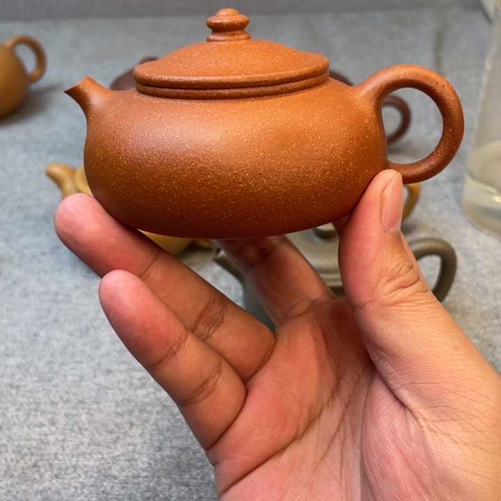 紫砂茶壶星***?全手工寒江