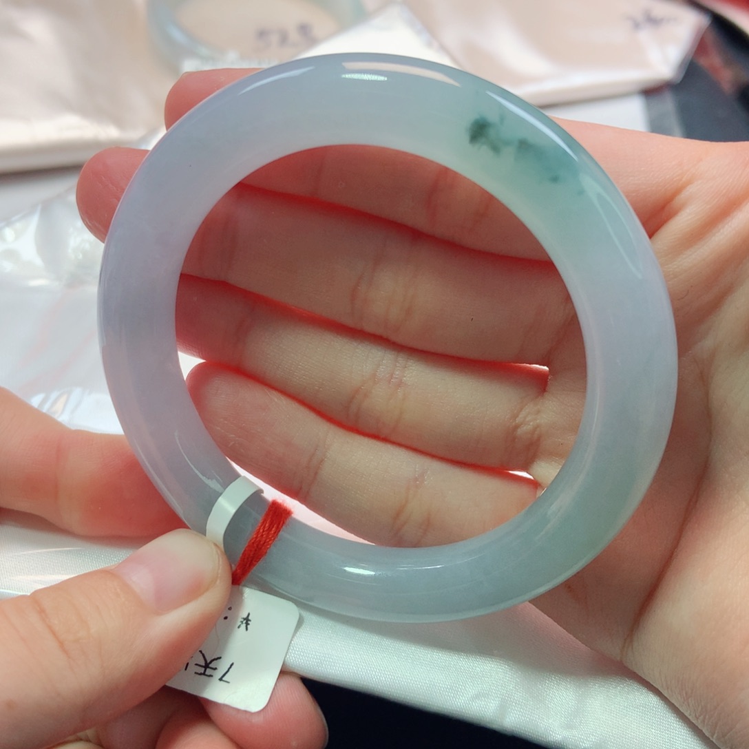 未镶嵌手镯翡翠1387号