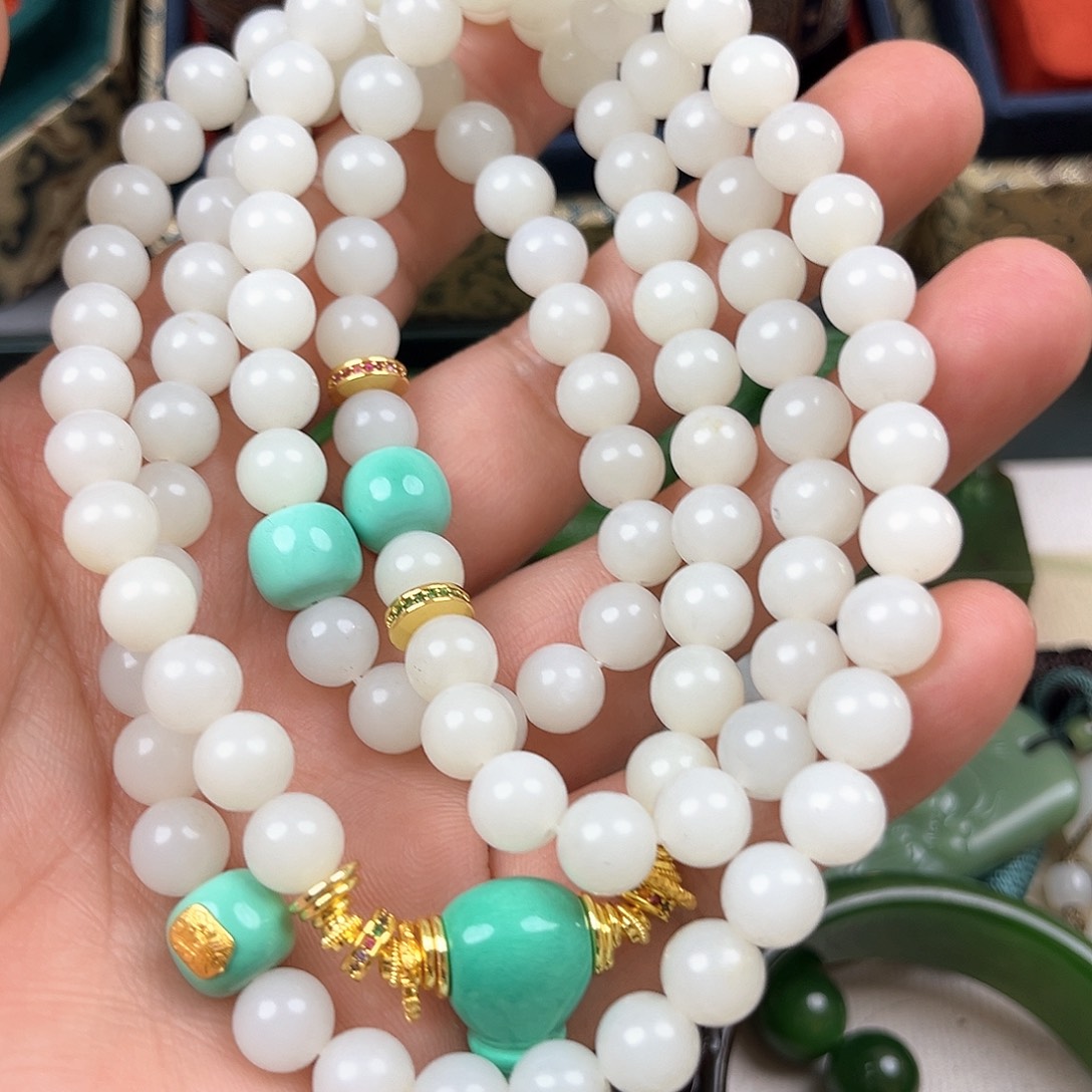 和田玉手链未镶嵌