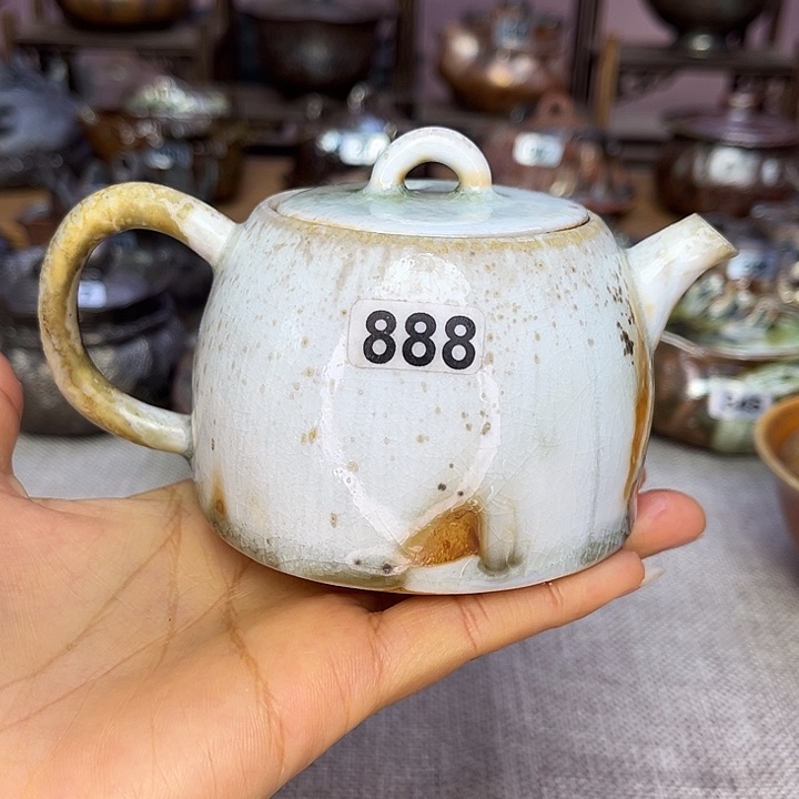 裸柴烧陶瓷手工茶器