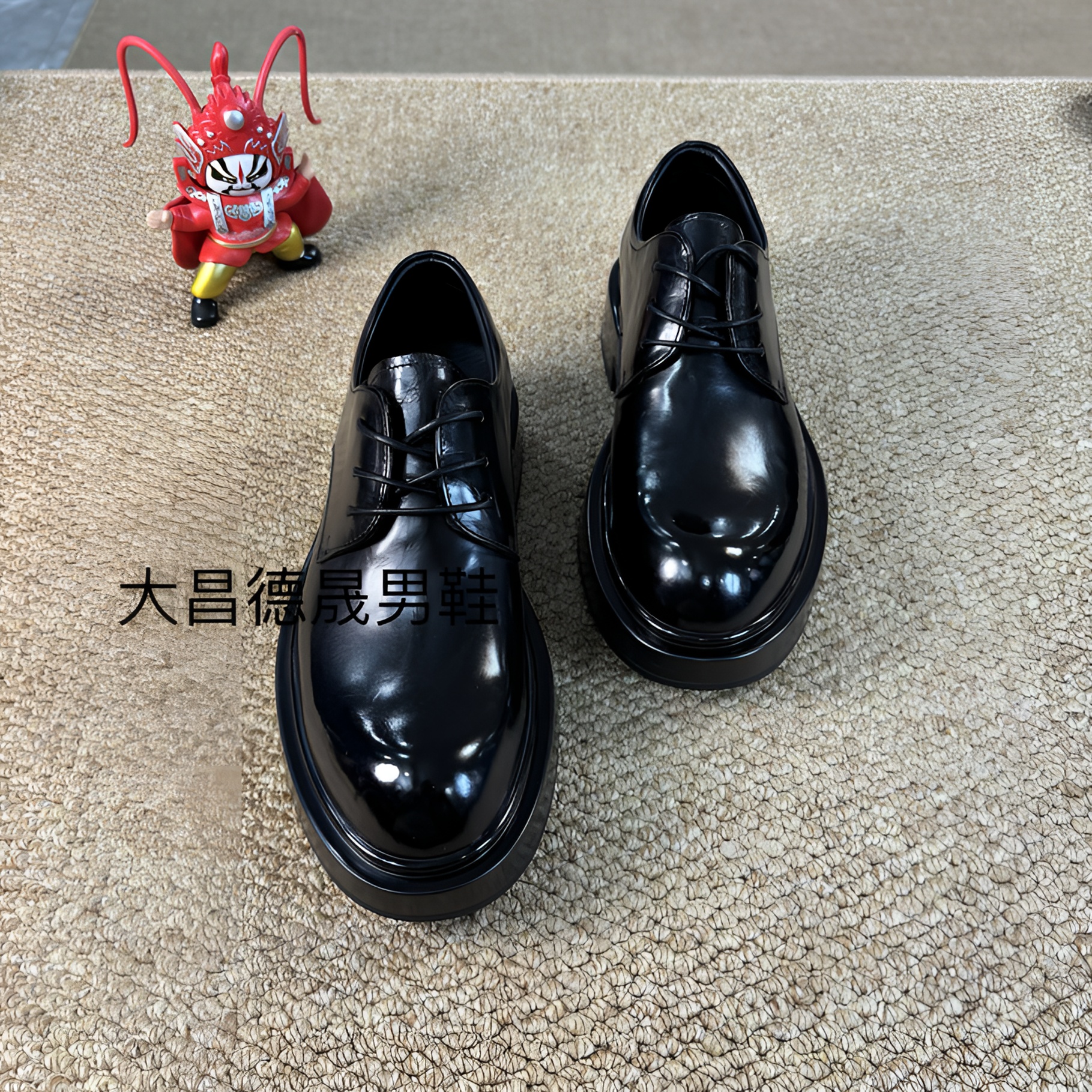 四季单款德比鞋，869267广州男士真头层牛皮时尚正装商务休闲皮鞋