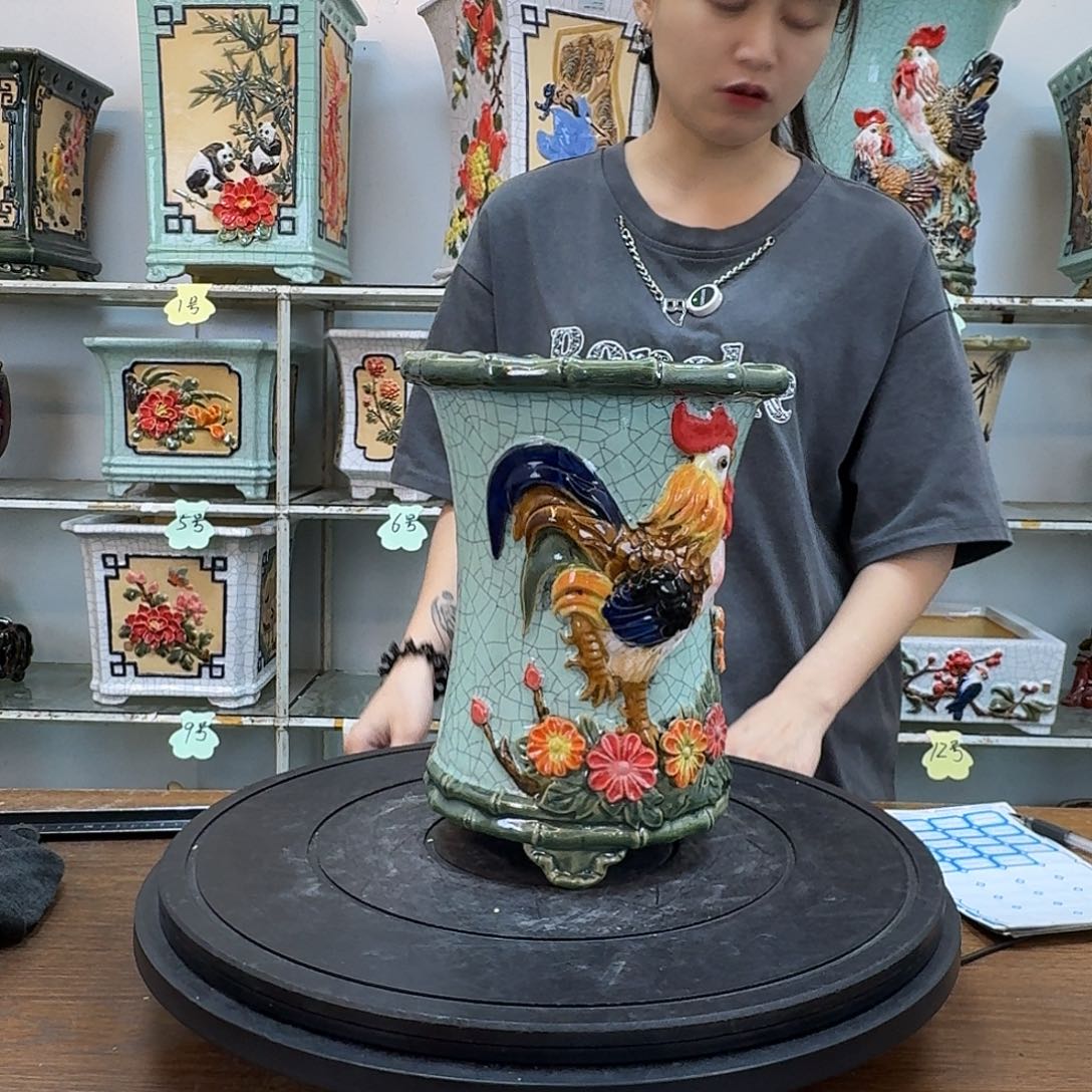 王***斌石湾盆180陶泥花盆