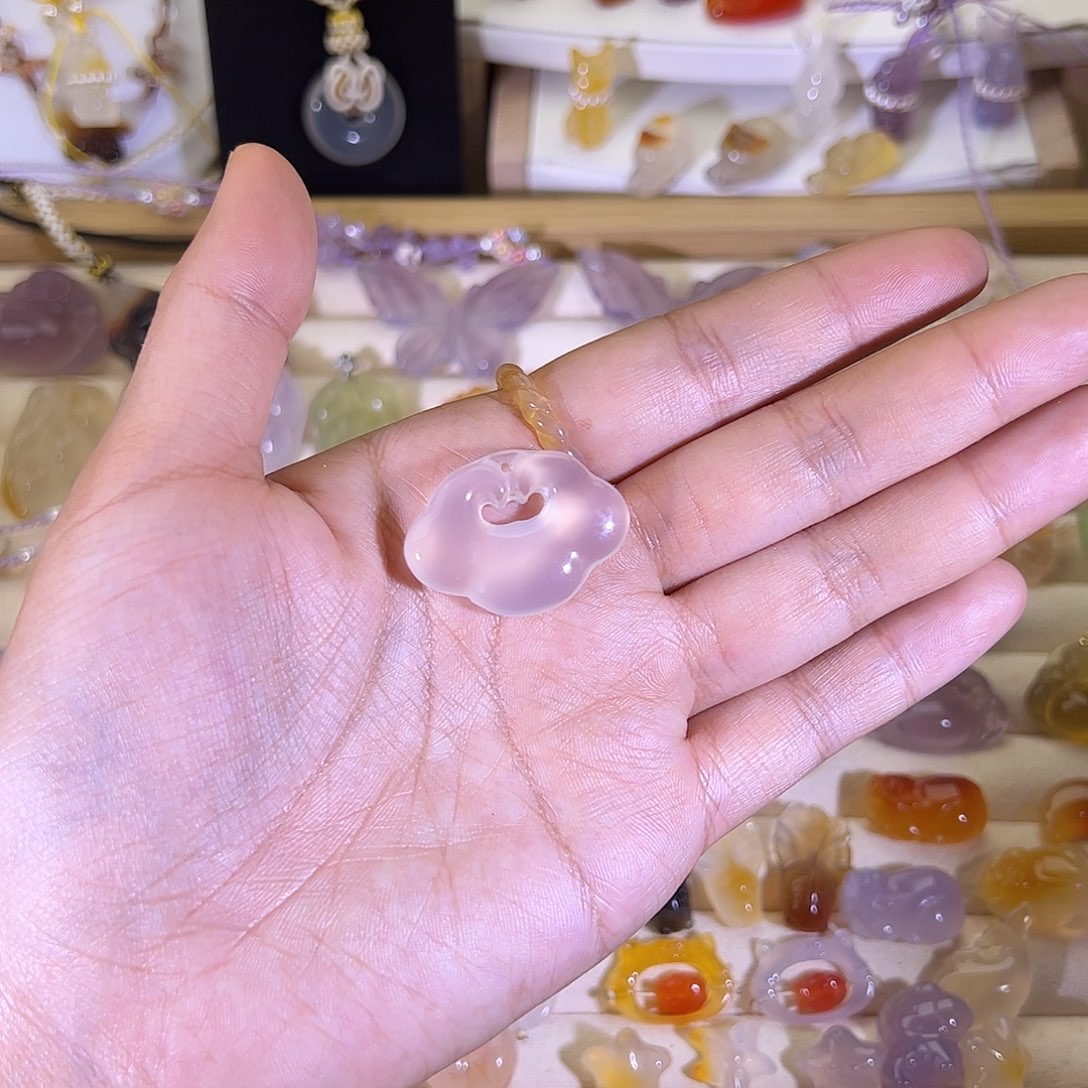 玛瑙/玉髓未镶嵌项链