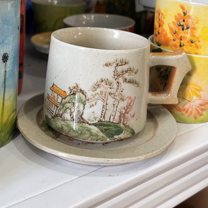 陶景德镇釉下手绘陶瓷 