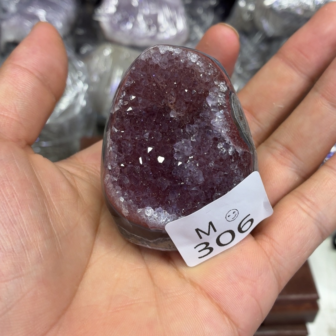 紫晶摆件未镶嵌水晶