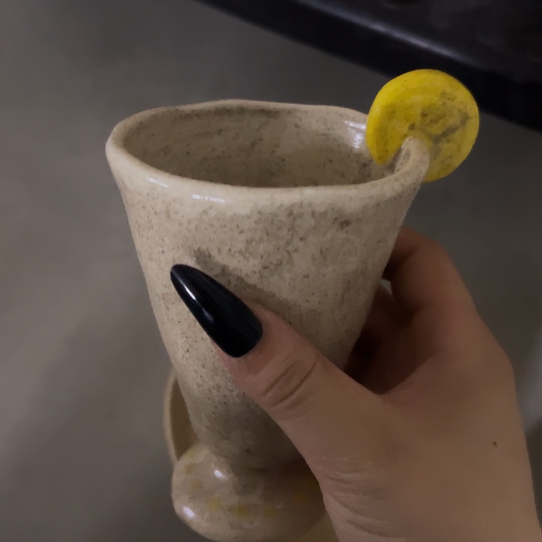 搪瓷微瑕柠檬杯一个838