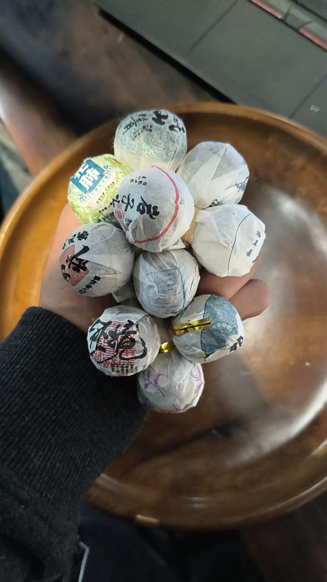 茶农联盟普洱茶   老李福利   龙珠自由8g/颗