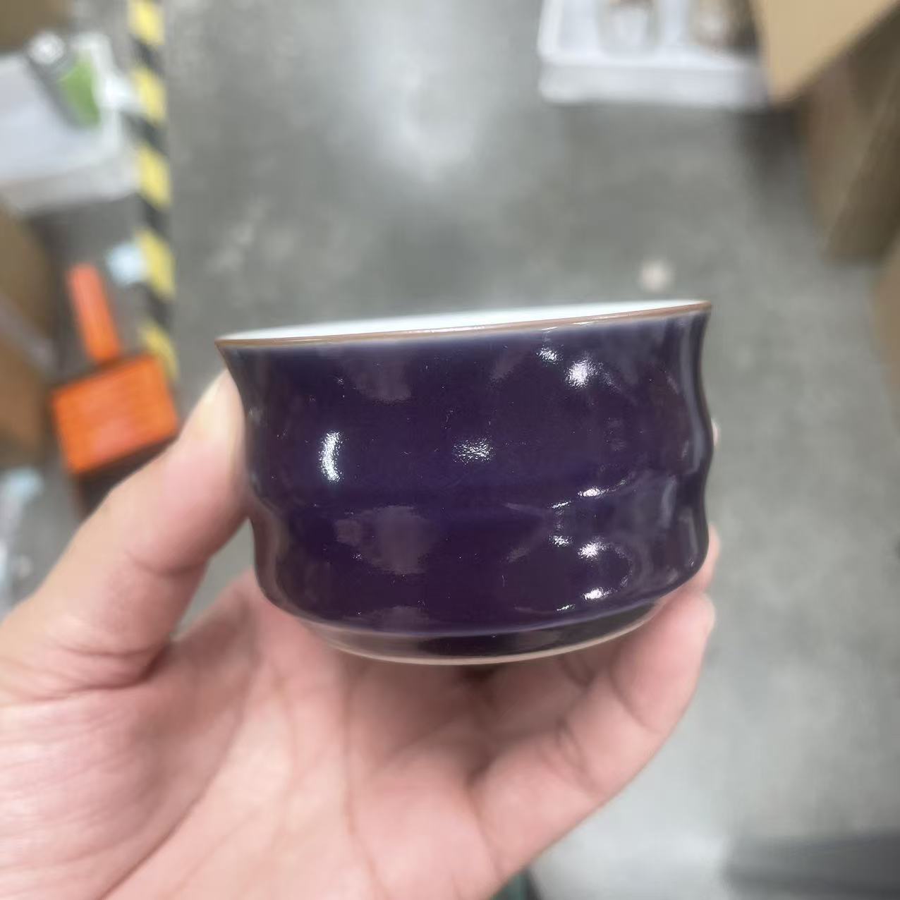 凝夜紫玉竹节杯 CC8903