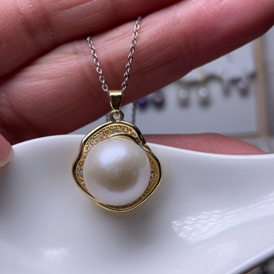 淡水珍珠未镶嵌颈饰