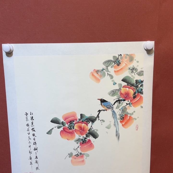 国画水*听兰老师花鸟