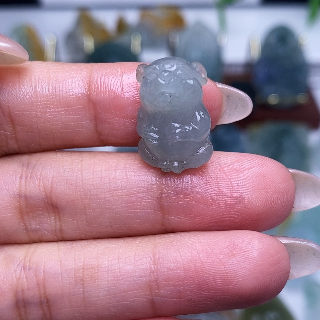 定制翡翠未镶嵌毛货