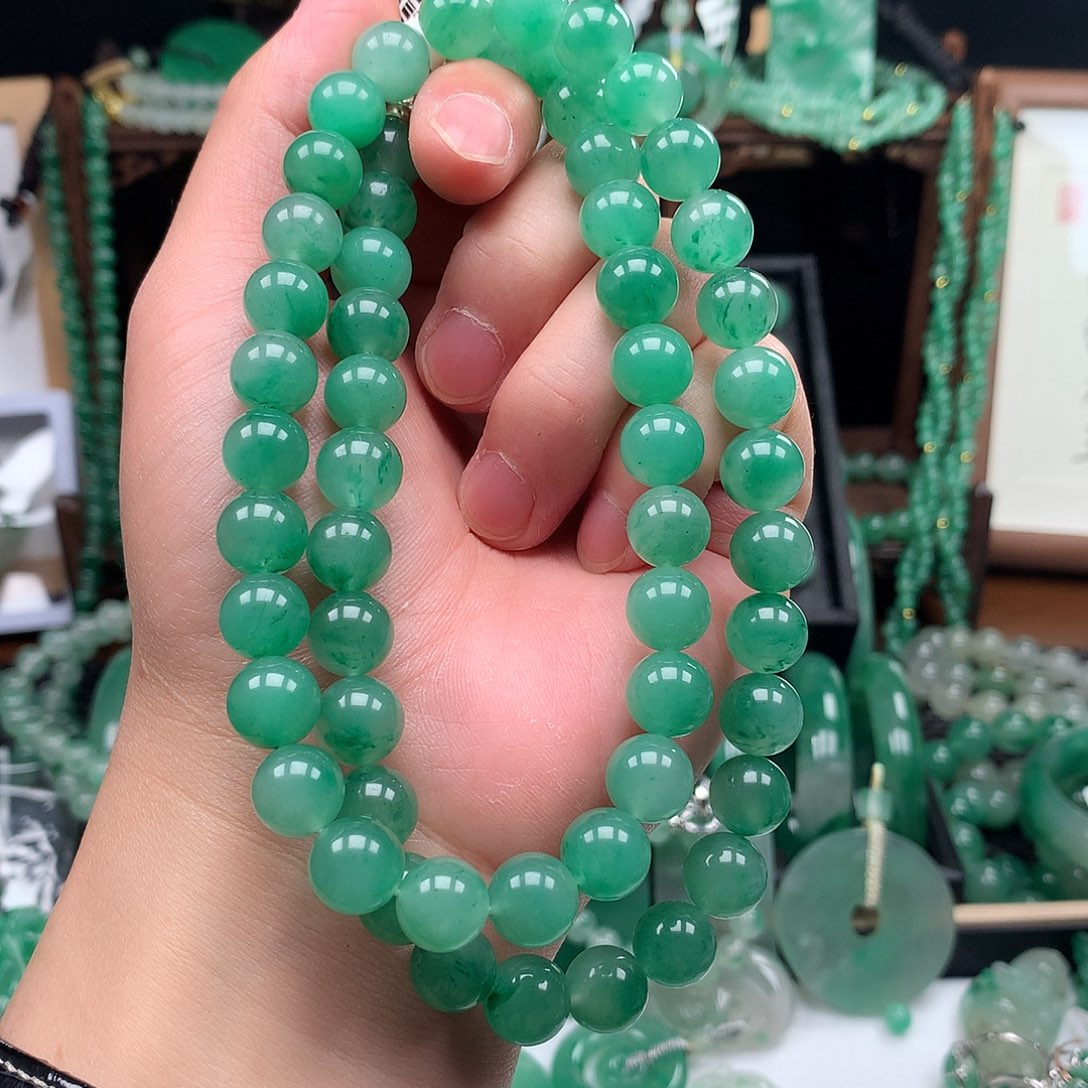 石英质玉项链未镶嵌臭***甜卡10.8