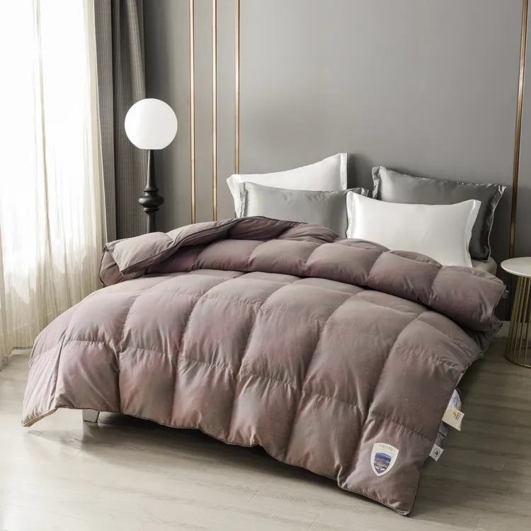 高端高高支高密提花自充羽绒被壳