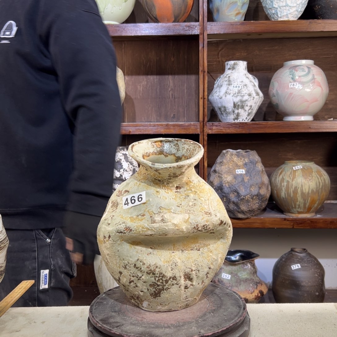 摆件466华庭街上釉彩票票据