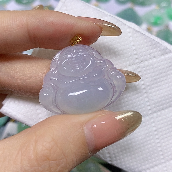 翡翠未镶嵌颈饰挂件