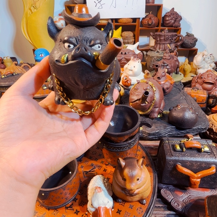 守***散茶壶拼配泥纯手工制作过程就是