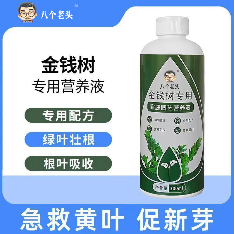 金钱树幸福树发财树专用营养液叶子枯黄掉叶发肥料防黄叶防落叶烂