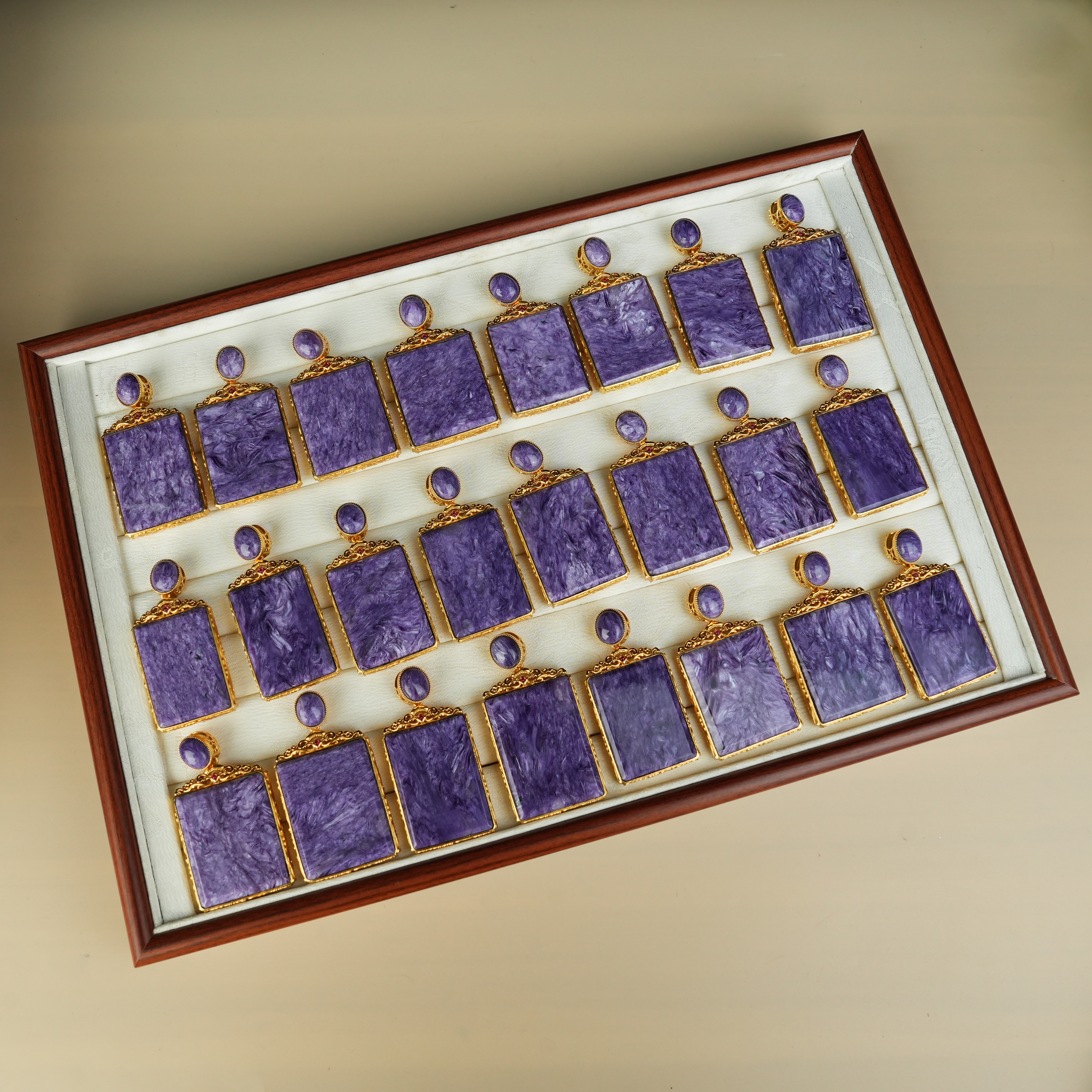 R*紫龙晶无事牌吊坠@HM008122432@多样性发其一