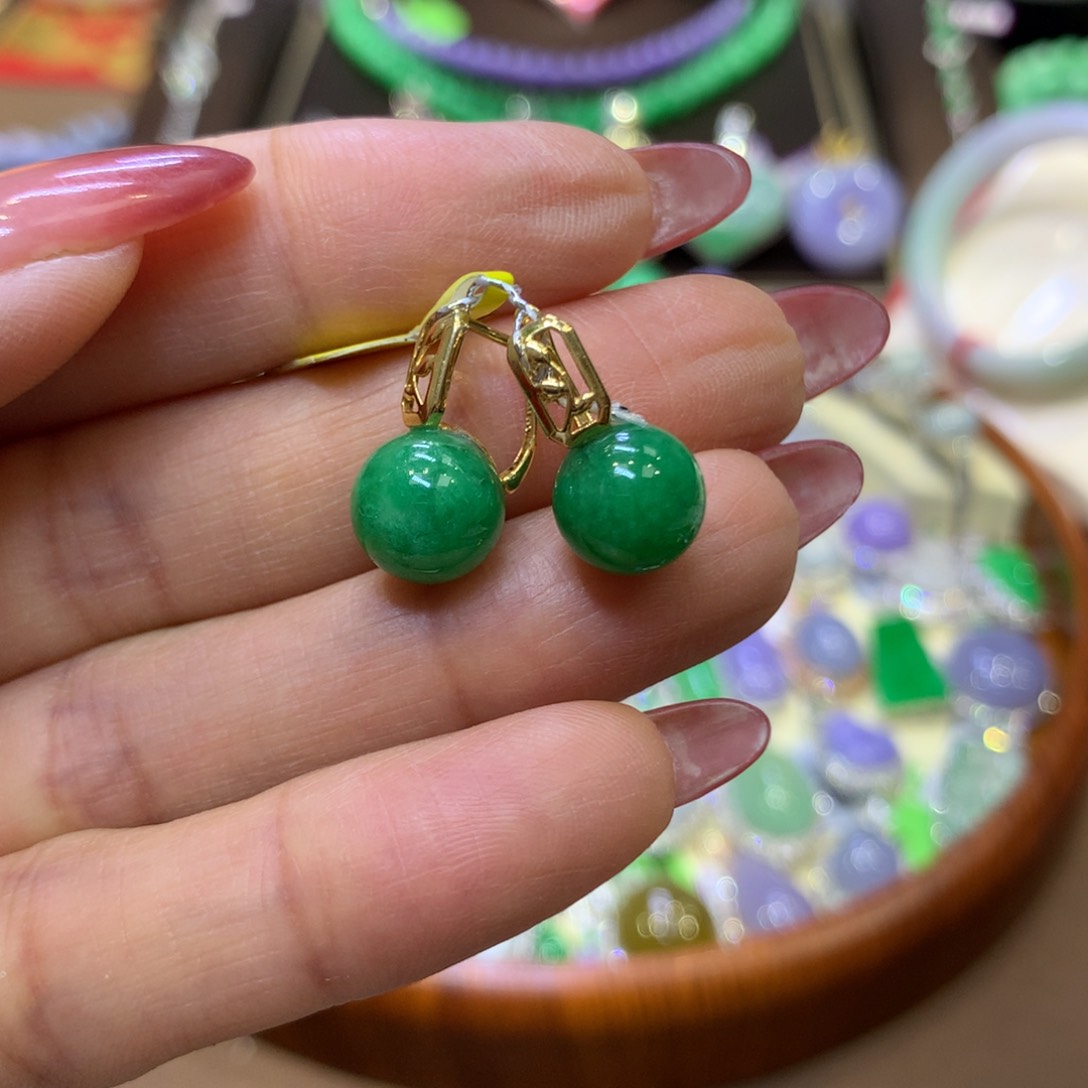 【闪购商品】翡翠18K金镶嵌颈饰翡翠