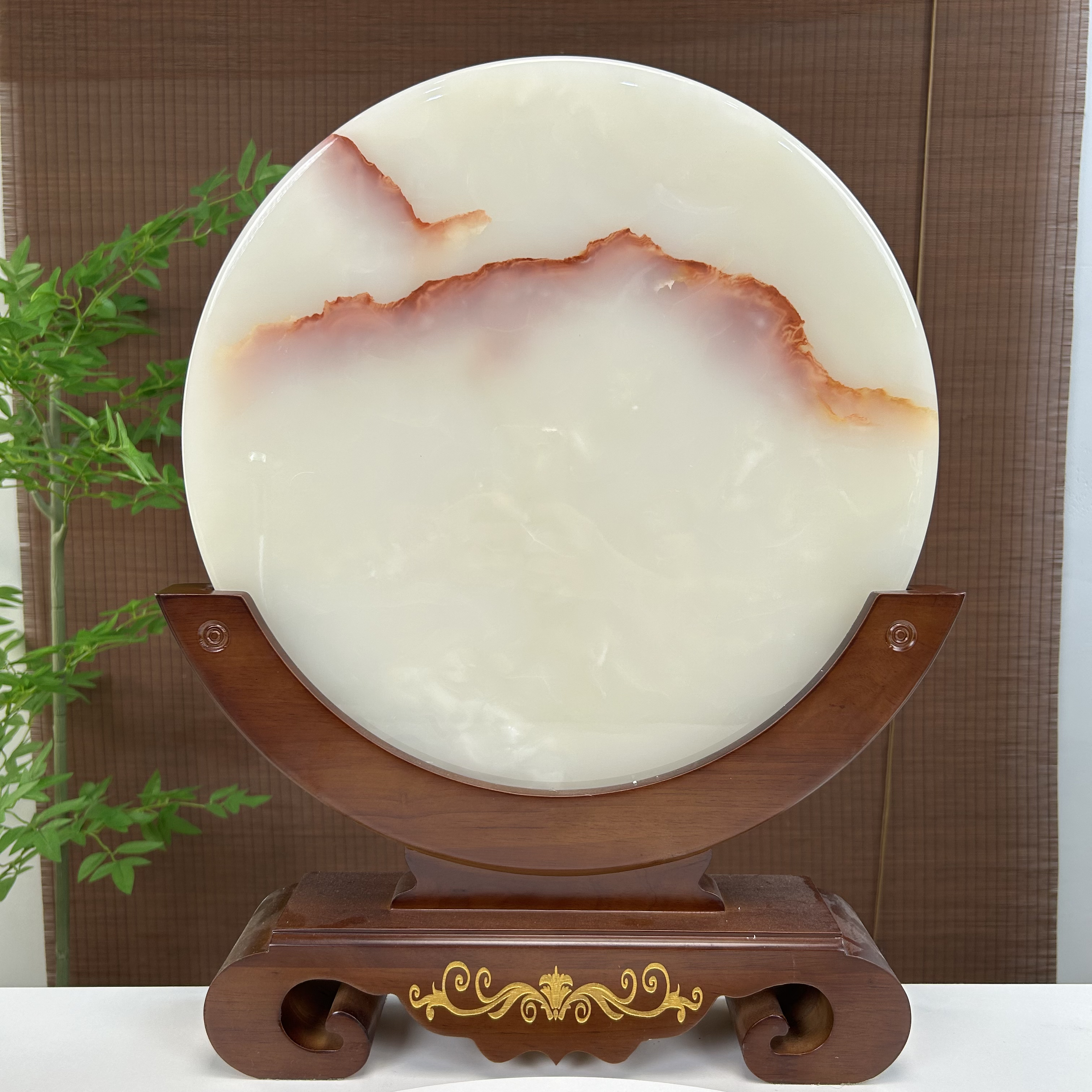40cm意境山水纹平安扣