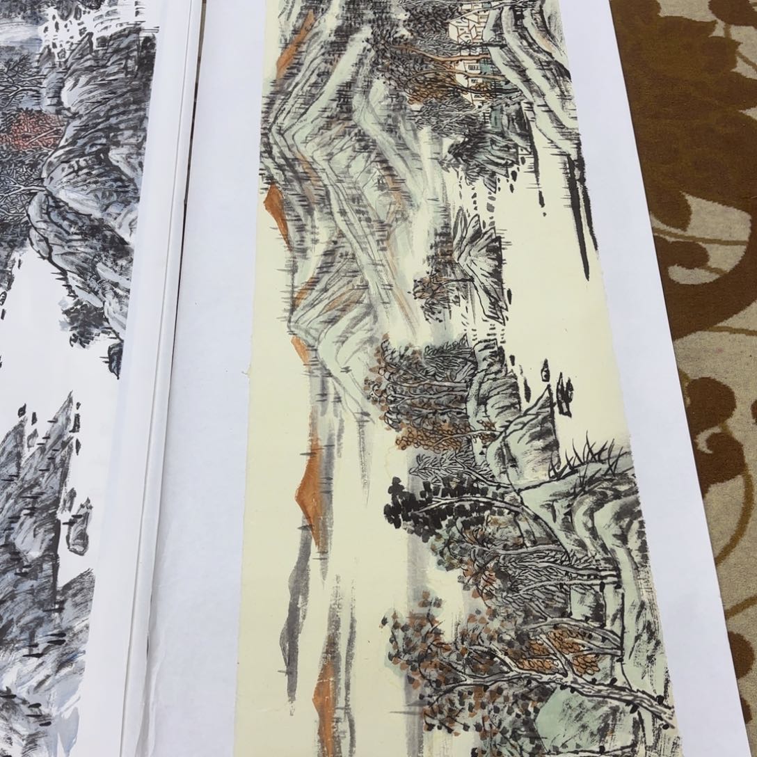 书法一**岸小八 王因东 山水