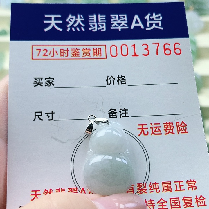 颈饰未镶嵌翡翠吊