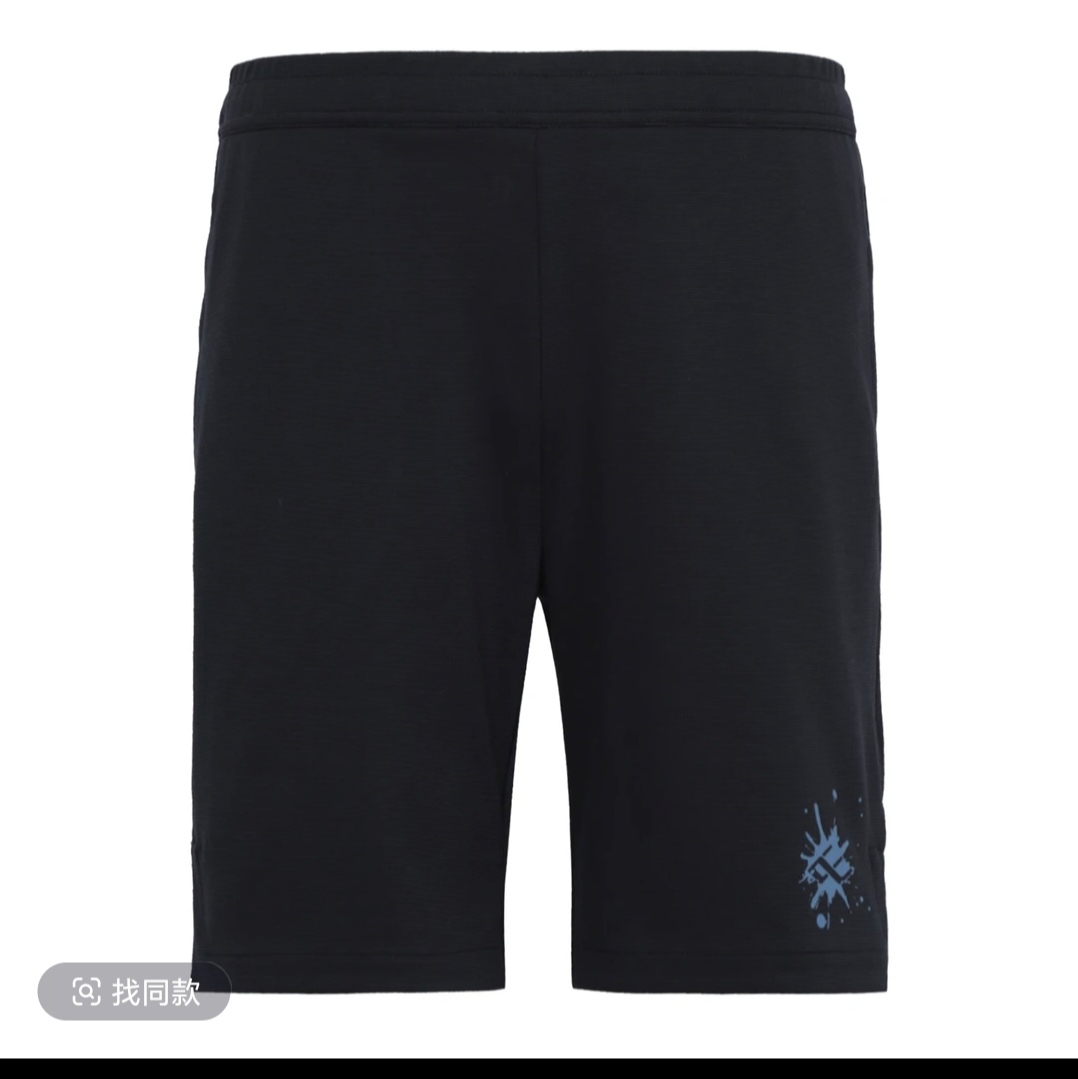 向尚运动男短裤3211-14黑色5296