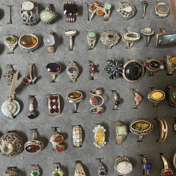 银戒指，925银镶嵌，多样性发一简经典约 0000