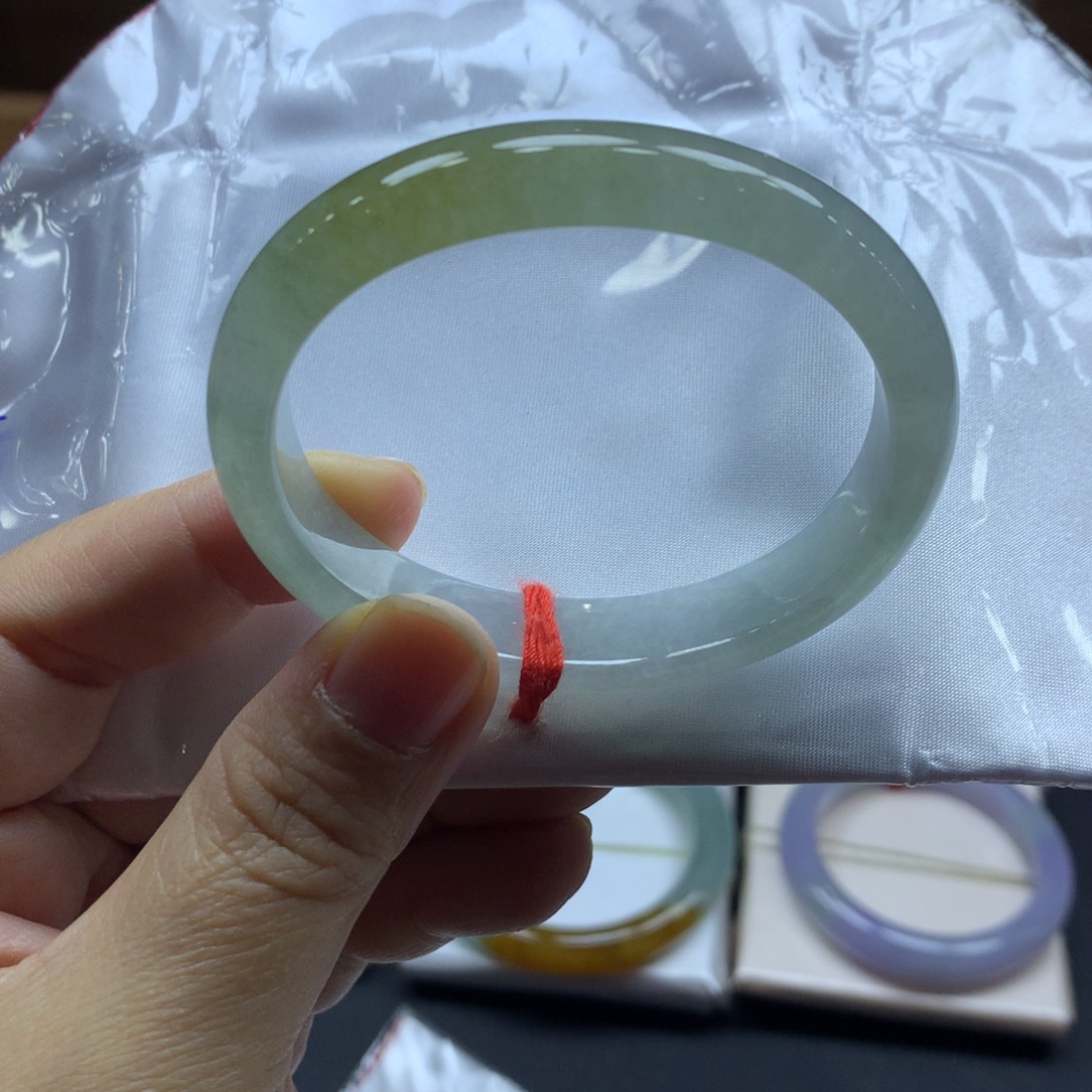 翡翠手镯未镶嵌54-55贵妃