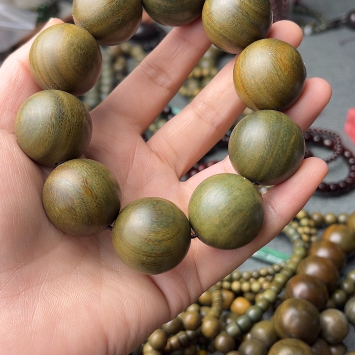 孤***人木绿檀2.5.手串4条000000
