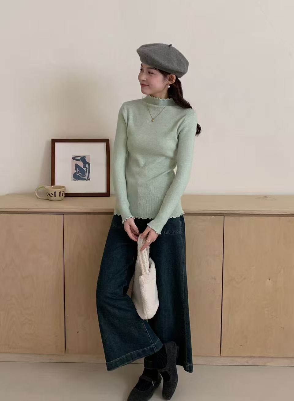 001秋冬气质休闲百搭显瘦韩版服饰