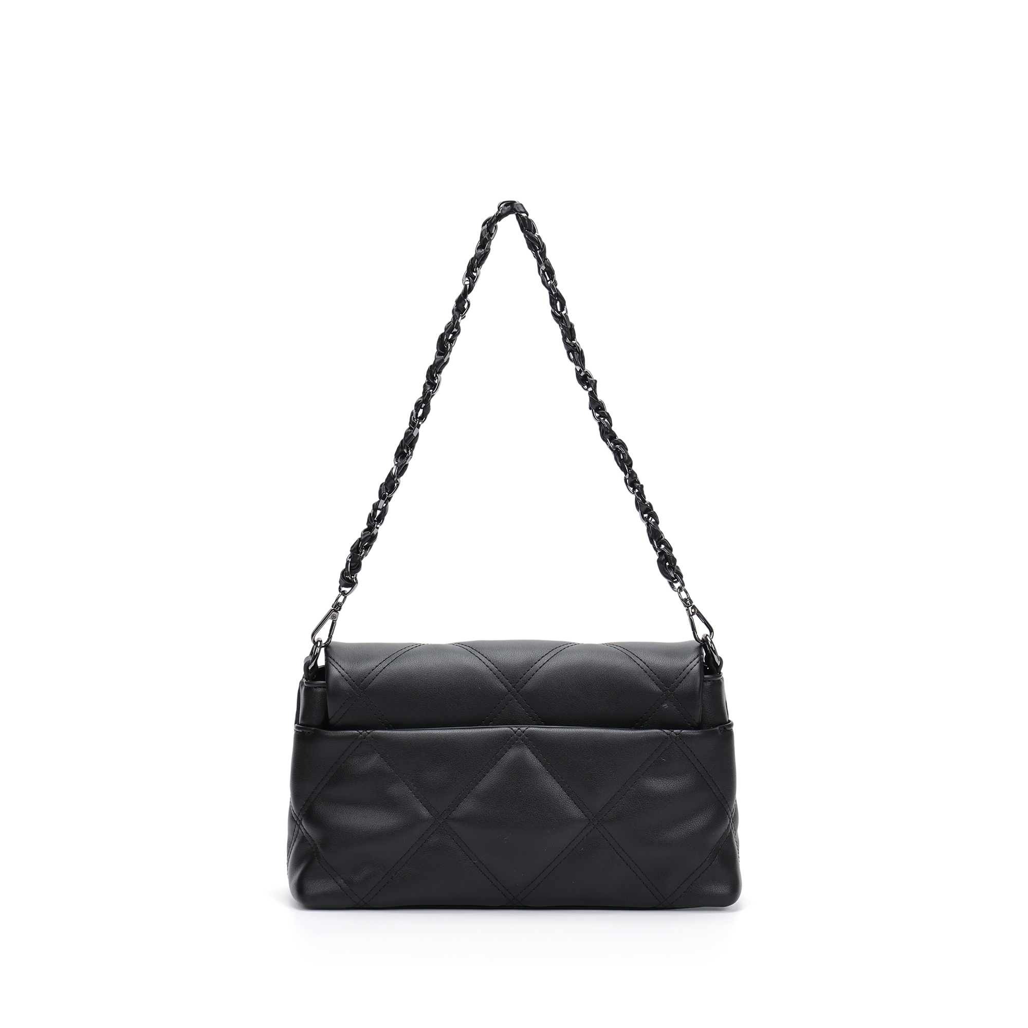 2025秋冬新款女式单肩包时尚百搭横款菱格绣线女包1207