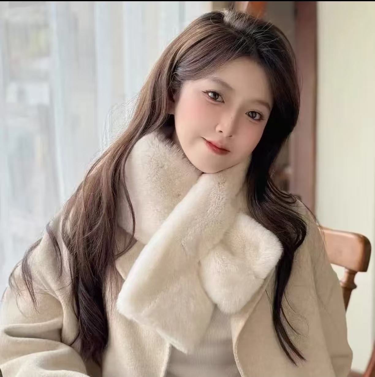 [直播专属]2025新款福利时尚百搭舒适保暖显脸小帽子围脖